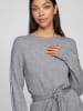Vila Strickkleid in Grau