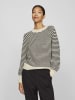 Vila Pullover in Beige/ Schwarz