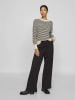 Vila Pullover in Beige/ Schwarz