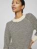 Vila Pullover in Beige/ Schwarz