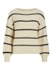 Vila Pullover in Creme/ Schwarz