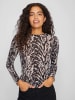 Vila Longsleeve in Creme/ Schwarz