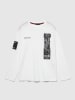 Sisley Longsleeve wit/zwart