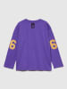 Sisley Longsleeve in Violett/ Gelb
