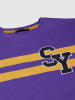 Sisley Longsleeve in Violett/ Gelb