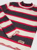 Sisley Longsleeve crème/zwart/rood