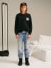 Sisley Bluza w kolorze czarnym ze wzorem