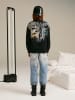 Sisley Sweatshirt in Schwarz/ Bunt