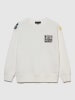 Sisley Sweatshirt in Weiß/ Bunt