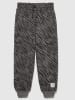 Sisley Sweatbroek zwart/grijs