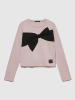 Sisley Longsleeve in Schwarz/ Rosa