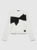 Sisley Longsleeve in Weiß/ Schwarz