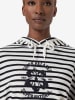 super.natural Hoodie "Feel Good" in Weiß/ Dunkelblau