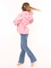 Zwillingsherz Hoodie "Hearts" in Rosa/ Rot