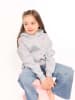 Zwillingsherz Hoodie "Hearts" grijs/lichtblauw/lichtroze