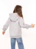 Zwillingsherz Hoodie "Hearts" grijs/lichtblauw/lichtroze