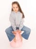 Zwillingsherz Hoodie "Hearts" grijs/lichtblauw/lichtroze