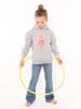Zwillingsherz Hoodie "Optimism" in Grau/ Bunt