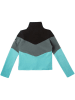 O'Neill Fleecejacke "Diamond" in Schwarz/ Grau/ Türkis