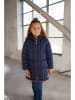 B.Nosy Omkeerbare parka donkerblauw/lichtbruin