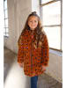 B.Nosy Omkeerbare parka donkerblauw/lichtbruin