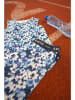 B.Nosy Trainingsleggings blauw/wit