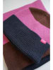 B.Nosy 2tlg.Winteraccessoires-Set in Braun/ Pink/ Dunkelblau