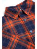 B.Nosy Blouse oranje/donkerblauw