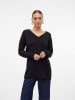 Vero Moda Pullover "Gold" in Schwarz