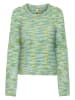 ONLY Pullover in Grün/ Hellblau