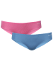 Reebok 2er-Set: Slips "Madison" in Hellblau/ Pink