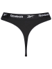 Reebok 3er-Set: Strings "Lotty" in Schwarz/ Grau/ Weiß