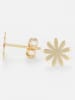 L instant d Or Gouden oorstekers "Marigold"