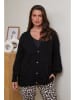 Curvy Lady Cardigan in Schwarz