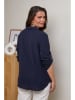 Curvy Lady Blouse donkerblauw