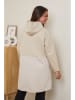 Curvy Lady Übergangsmantel in Beige