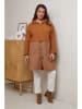 Curvy Lady Tussenmantel bruin