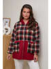 Curvy Lady Sweatjacke in Bordeaux
