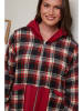 Curvy Lady Sweatjacke in Bordeaux