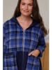 Curvy Lady Sweatjacke in Blau