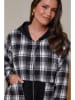 Curvy Lady Sweatjacke in Schwarz