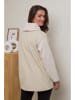 Curvy Lady Übergangsjacke in Beige