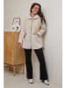 Curvy Lady Übergangsjacke in Beige