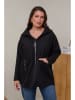 Curvy Lady Übergangsjacke in Schwarz
