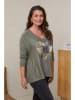 Curvy Lady Pullover in Khaki