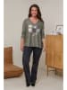 Curvy Lady Pullover in Khaki