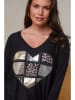 Curvy Lady Pullover in Schwarz
