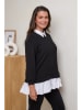 Curvy Lady Pullover in Schwarz