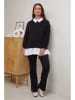Curvy Lady Pullover in Schwarz
