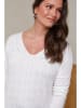 Curvy Lady Sweter w kolorze białym